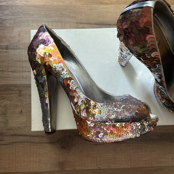 Miu Miu sequin platform heels Size 37 - Picture 4 of 14